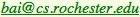 Tongxin Bai's email address