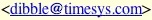 Peter Dibble's email address