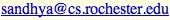 Sandhya Dwarkadas's email address