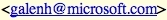 Galen Hunt's email address