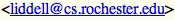 Kyle Liddell's email address