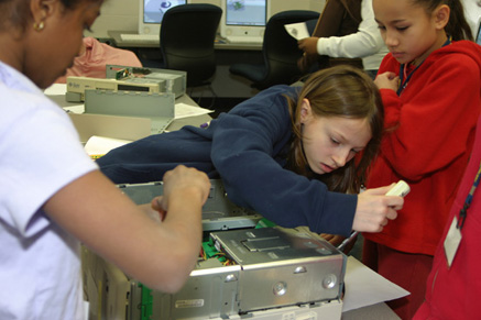 Taking apart a computer