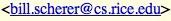 Bill Scherer's email address