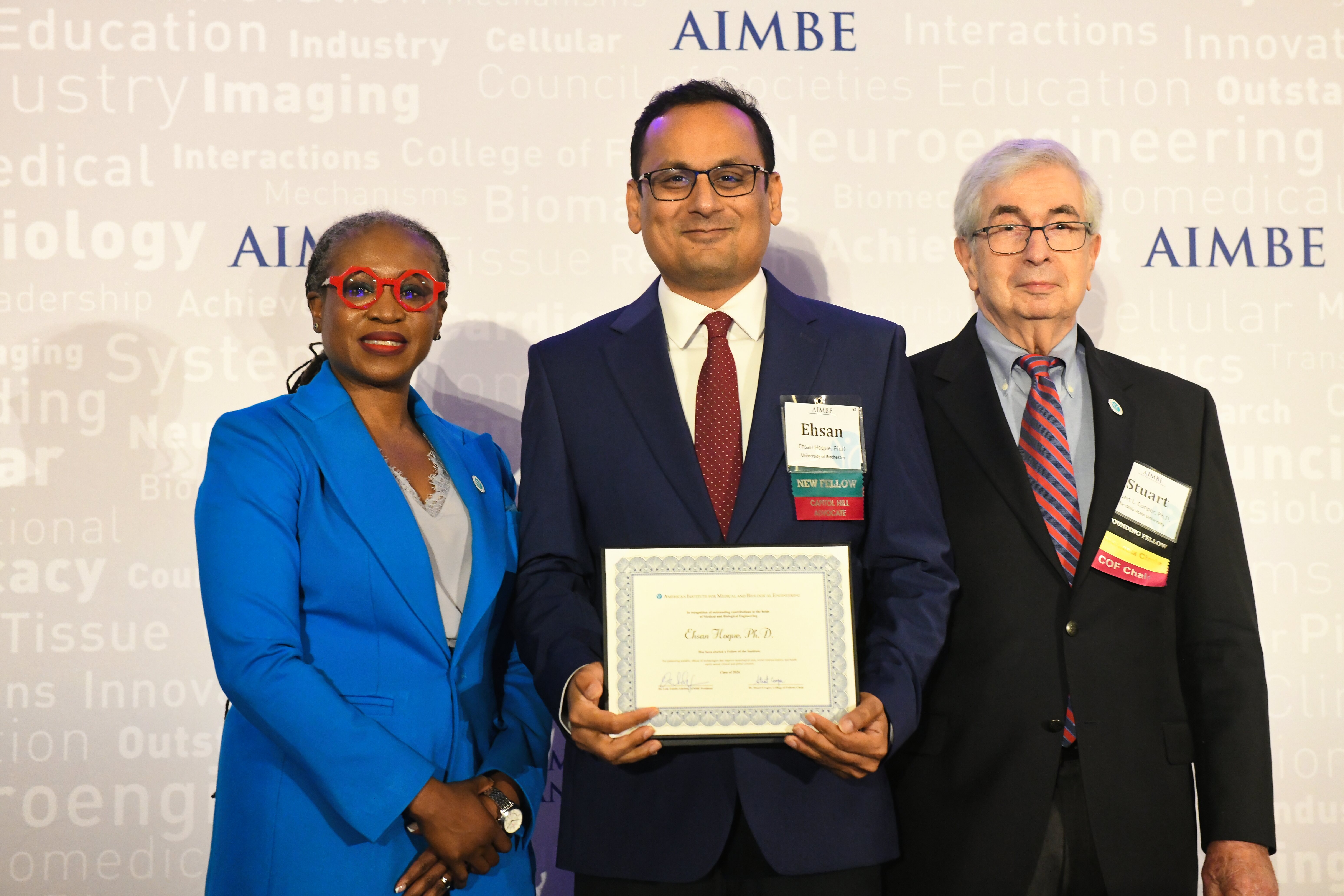 Ehsan Hoque AIMBE induction
