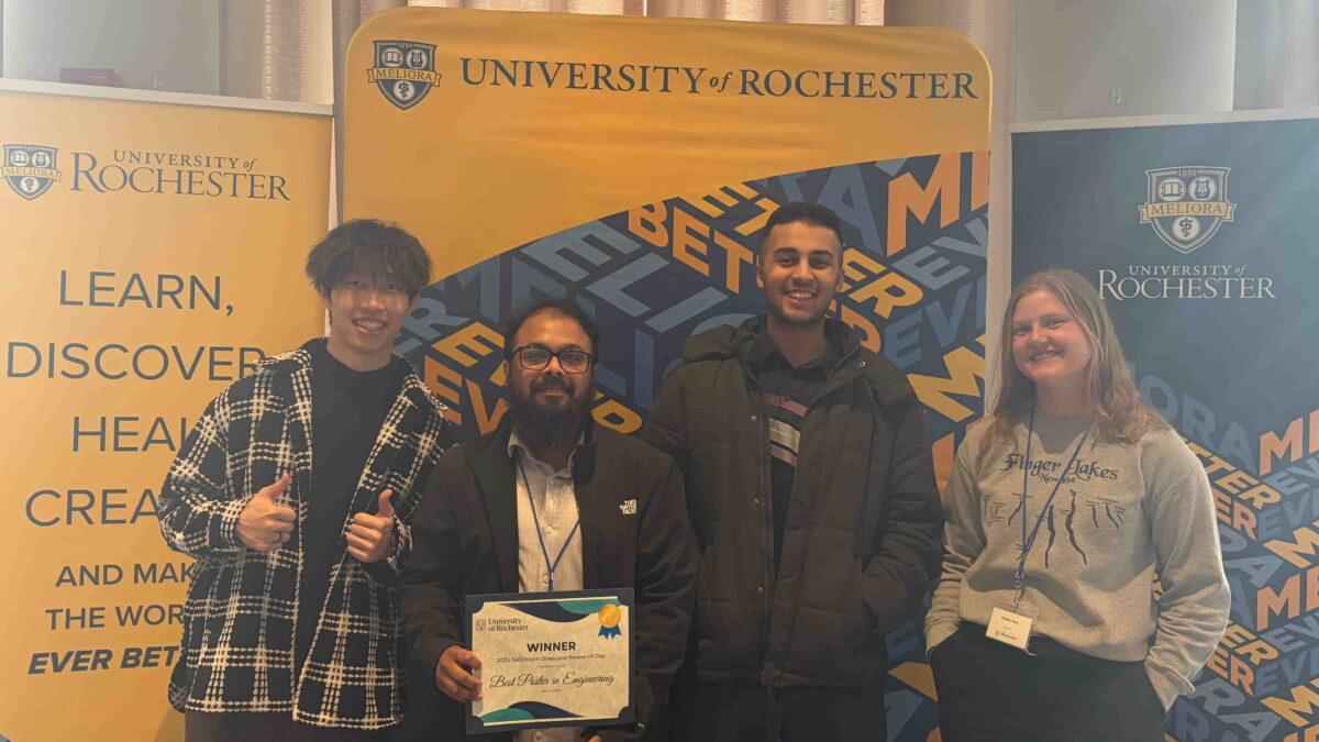 HCI students at graduate research day