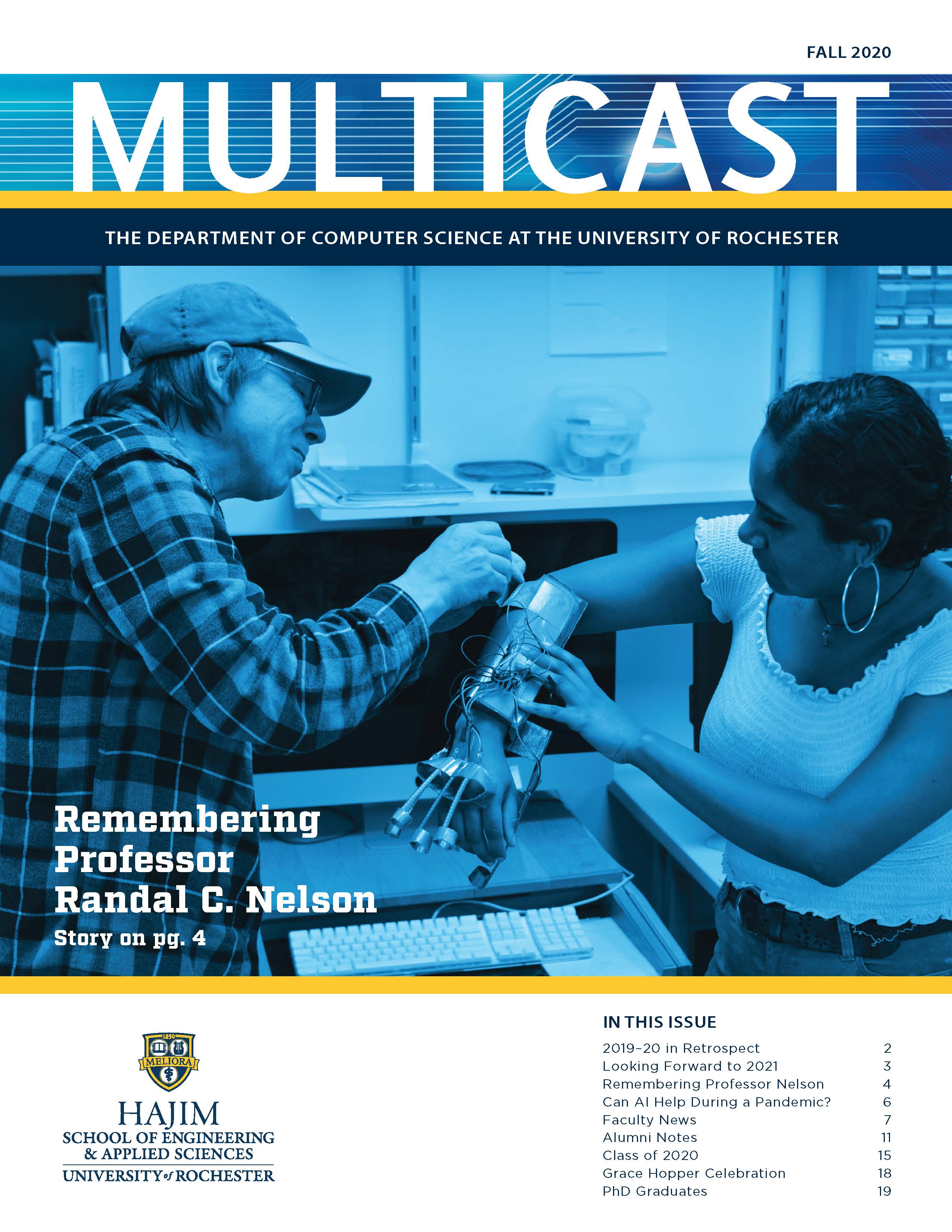 Newsletter cover (linked to multicast pdf)
