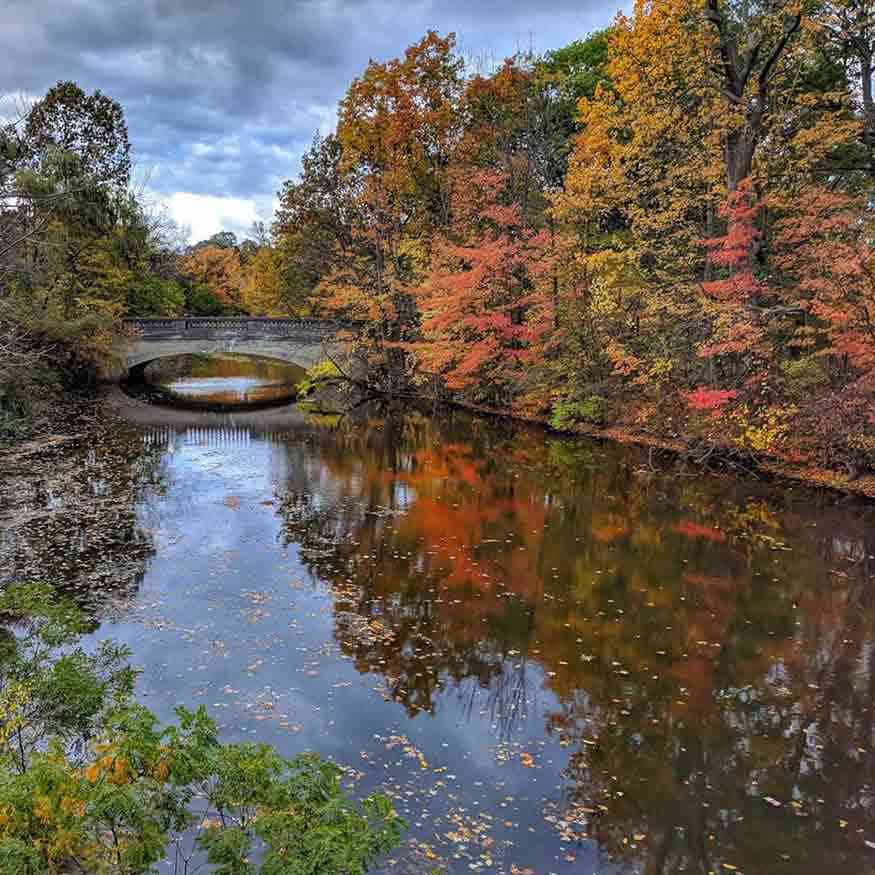 the canal at Genesee Valley Park