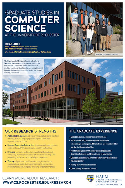 About Us : Department of Computer Science : University of Rochester