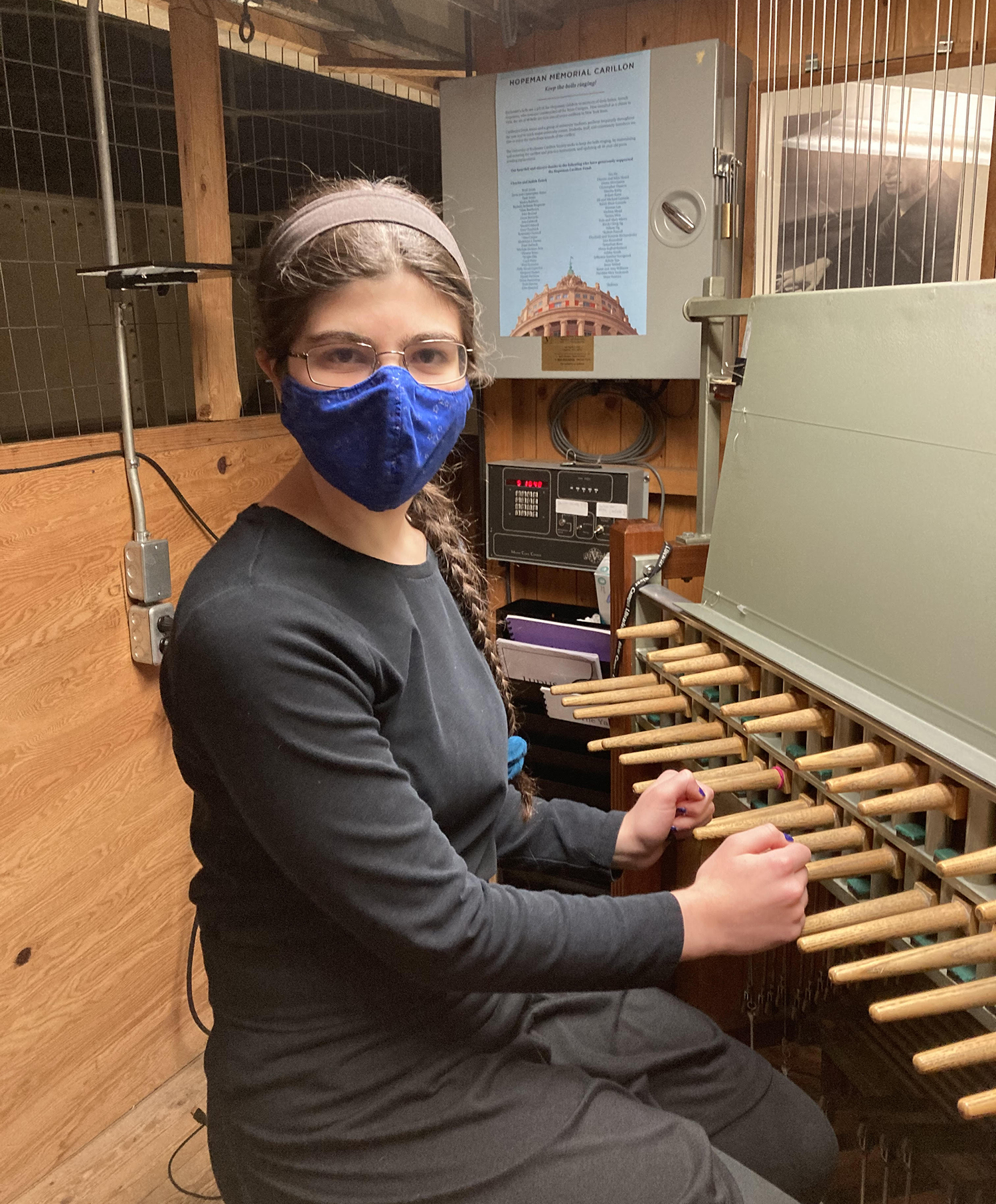 Valerie Battista plays the Carillon Bells