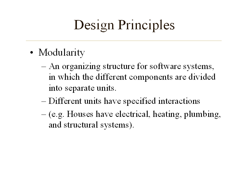Design Principles